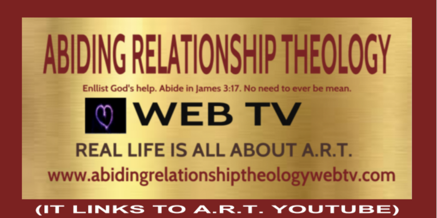 NEW EASY TO RECALL  LINK TO A.R.T. WEB TV ….AKA YOU TUBE