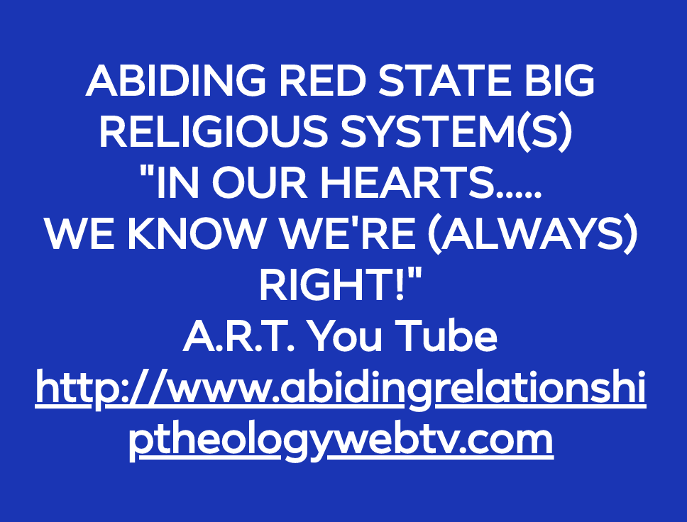 ANCIENT TAVEAU REPROVES… THE BIG RELIGIOUS RED STATE LEGALISTIC SYSTEMS