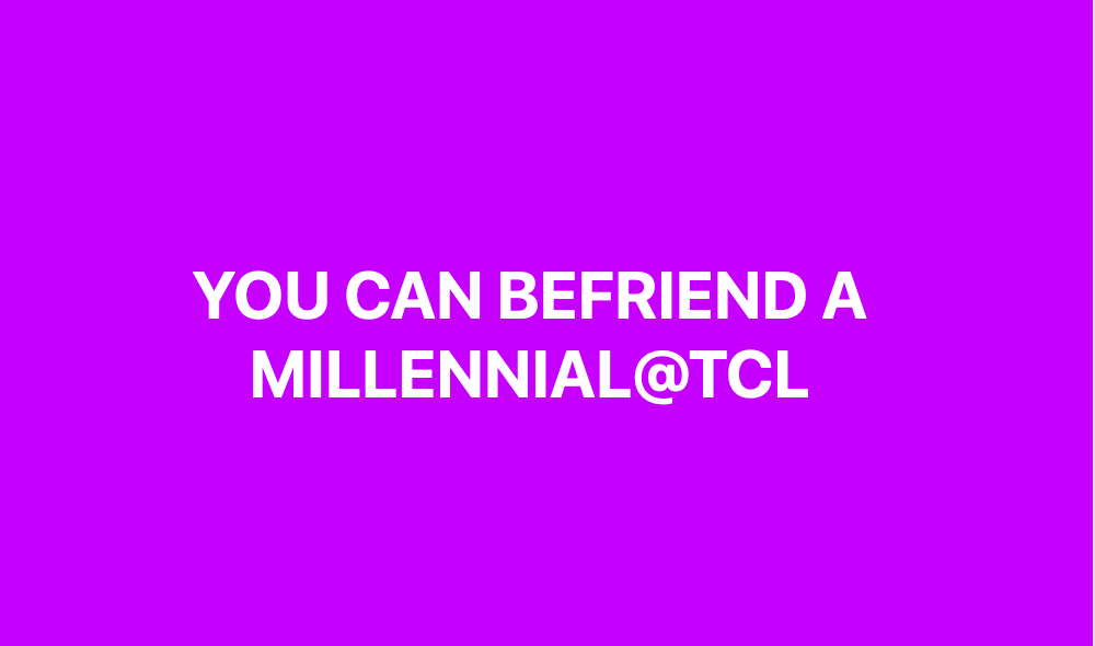 FRIEND OF GOD? BEFRIEND A MILLENNIAL