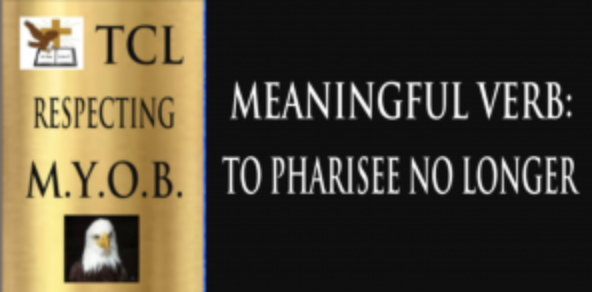 AREA PHARISEE OR PHARAOH…YOU, I OUGHT TO CHECK OUR OWN OFFICE PH