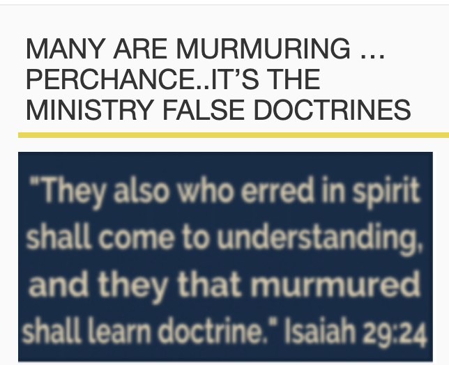 ASSESSING THE AMOUNTS OF TRUE, FALSE CHRISTIAN MINISTRY ACCEPTABLE DOCTRINES