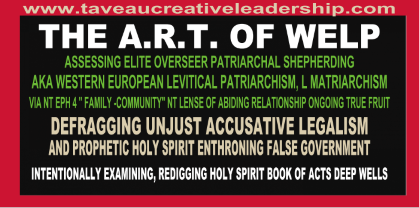 THE ART OF WELP PART 4 TEARING DOWN RELATIONSHIP ACCUSING LEADER STRONGHOLDS