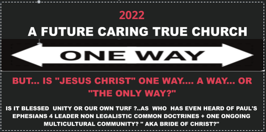 2022…PONDERINGS FOR THE FUTURE CHURCH