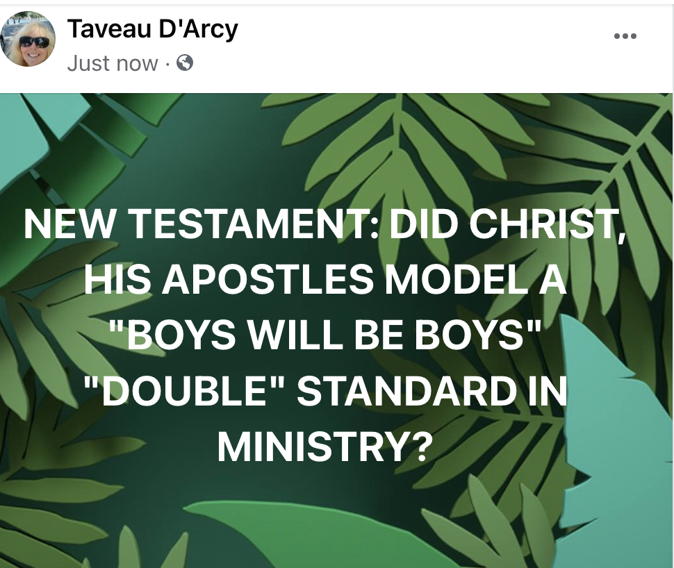 TD A.R.T. LESSON: WAS THE MESSIAH A LP MISOGYNIST?